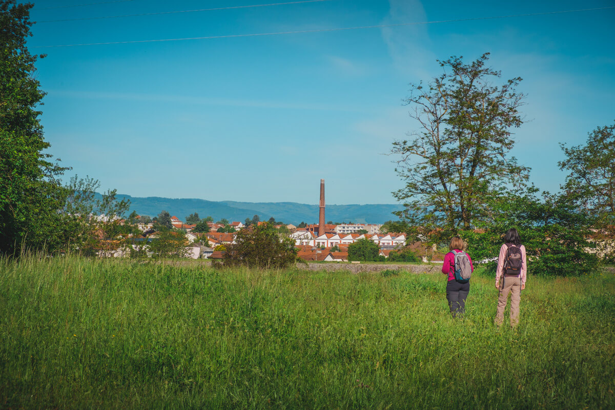 Parc des Varennes au Coteau / Roanne sur le chemin de la Via Sancti Martini