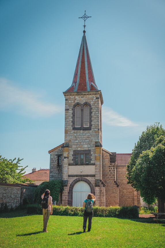 Eglise Saint-Martin à Pouilly les Nonains sur le chemin de la Via Sancti Martini