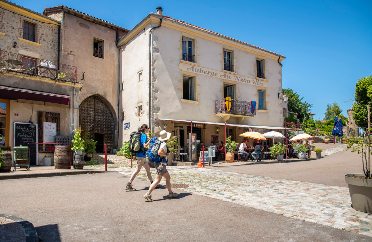 Saint Haon le Châtel, village of character, on Via Sancti Martini