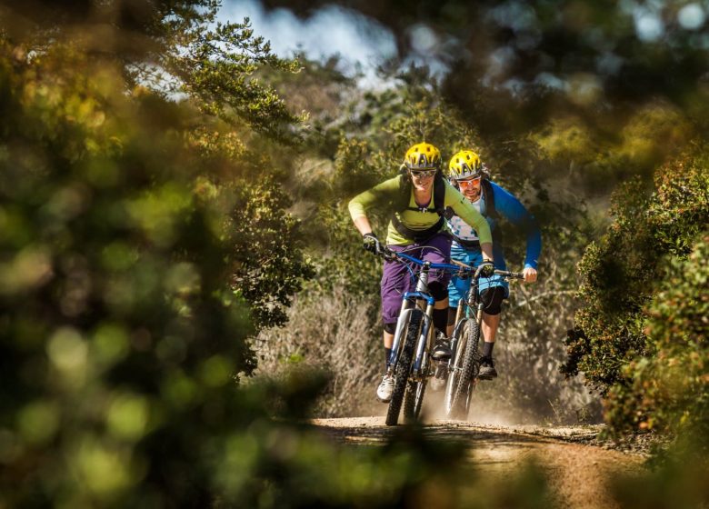 Mountainbike-Rundstrecke Der Pfad der Bäche