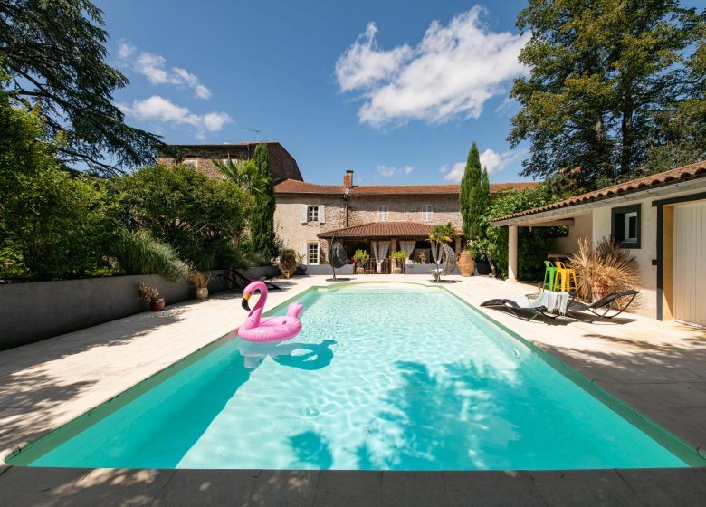 The charming guest rooms of Domaine ForRest