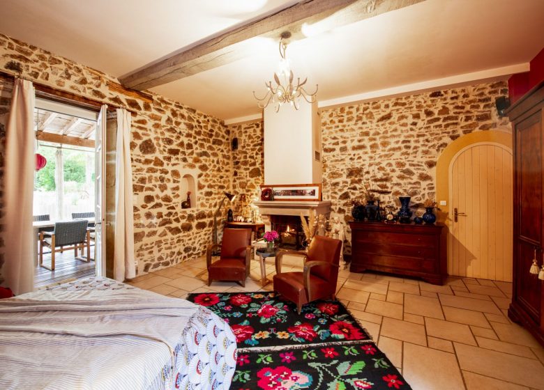 The charming guest rooms of Domaine ForRest