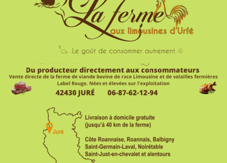 De Limousin-boerderij in Urfé