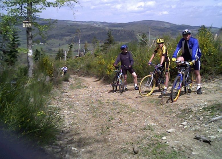 MTB-FFC-gebied van het Massif des Bois Noirs