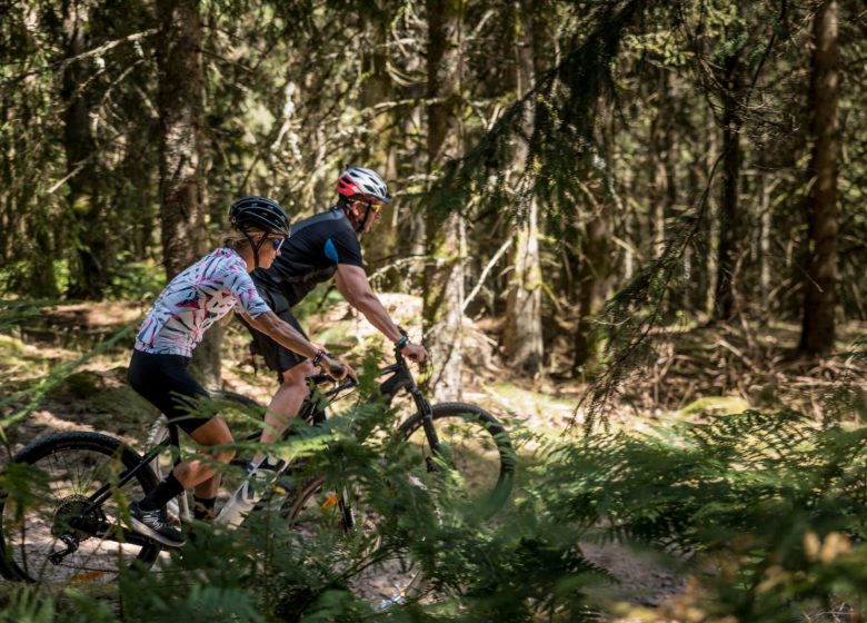 Mountainbike-Strecke Les Gouttes