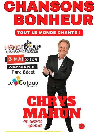 Concert Chrys Mahun, Chansons bonheur Le 3 mai 2024
