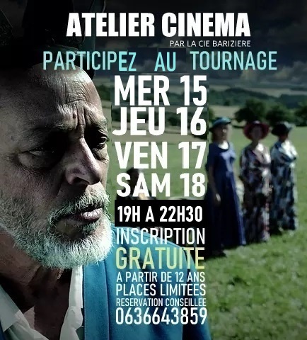 Ateliers cinéma Du 16 au 17 mai 2024