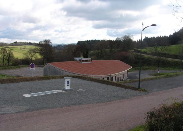 Camperservice en parkeerplaats