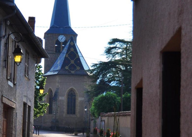 Bell tower Church of Saint André d'Apchon