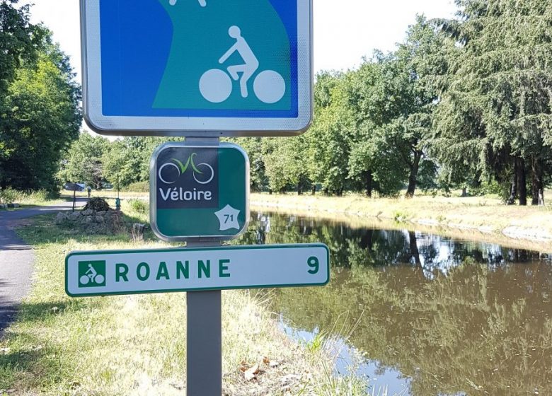Véloire, de groene fietsroute van de Noord-Loire