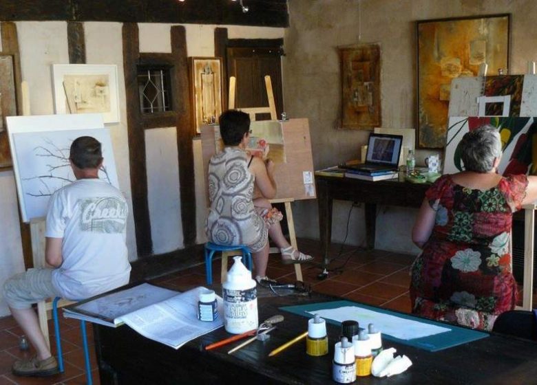 Painting lessons and workshops with Sylvie Mommert-Gaudillère