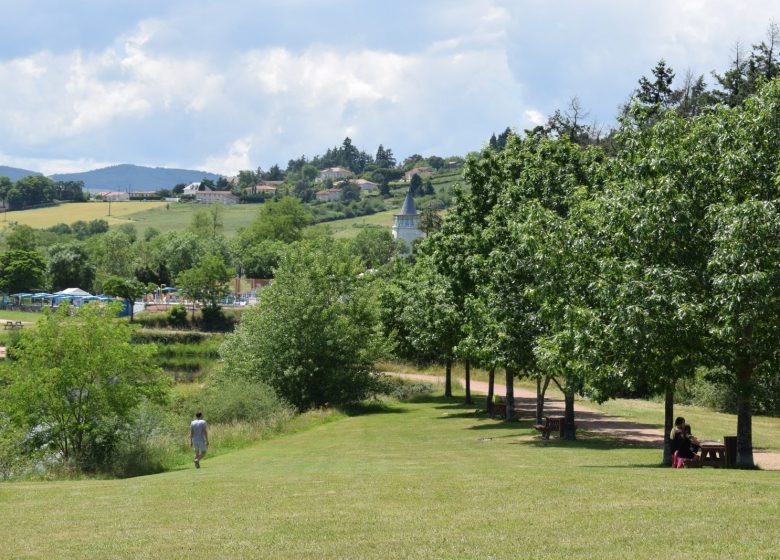 Picknickplatz Villerest Strand