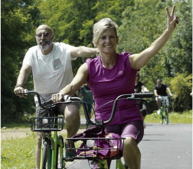 Bikez met de groene baan