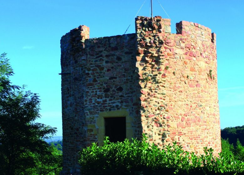 De toren van het oude kasteel