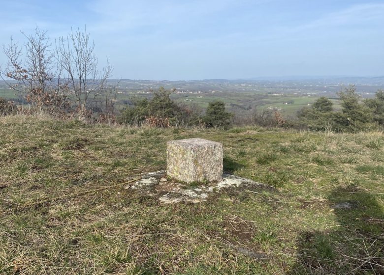 La borne du Puy Blanc